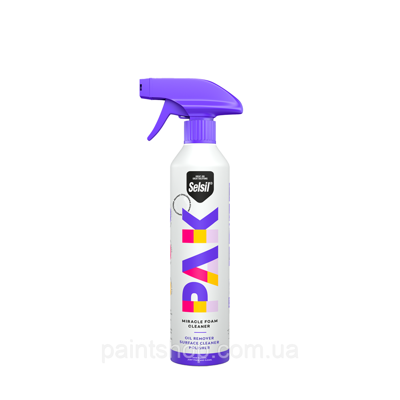 Очищувач пінний Selsil PAK Miracle Foam Cleaner Spray 500 мл, фото 1