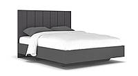 Ліжко Лондон 160 + ортопедичний вклад, Меблі Сервіс, Сірий