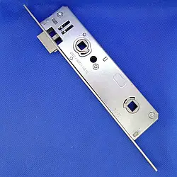 Замок сантехнічний для металопластикових дверей із засувкою без ригелю (D25/90) VORNE WC V.7314.0103