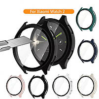 Захисний чохол для смарт годинника Xiaomi Watch 2 з плівкою сріблястий, фото 11
