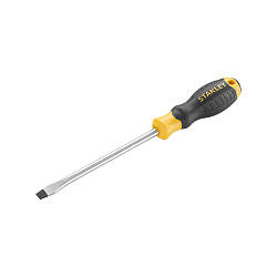 Викрутка STANLEY"Cushion Grip", SL8x150мм, з жалом, що розширюється.