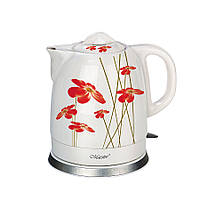 Електрочайник керамічний MAESTRO MR-066-RED FLOWERS - 1.5л