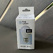 Лампочка G45 8w Е27 THE LIGHT