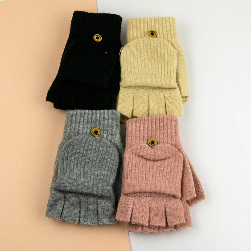 Оптом підліткові рукавички (мітенки) на 10-15 років (арт. 24-8-018), фото 1