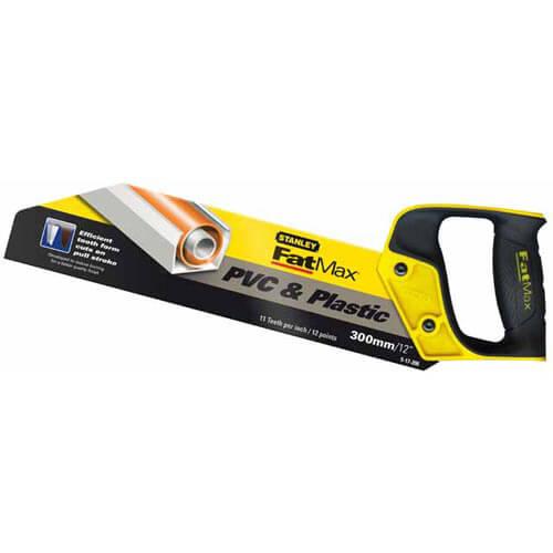 Ножівка STANLEY " FatMax®", для ПВХ, L=300мм, 11 зубів "HP JETCUT" на дюйм.