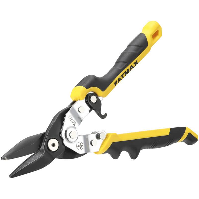 Ножиці по металу STANLEY" FatMax™ ERGO Aviation" прямі, L=250 мм, вага 430 г.