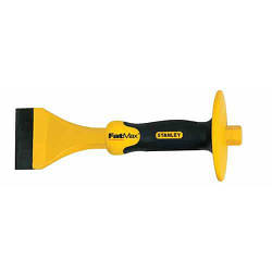 Зубило електрика (скарпель) STANLEY"FatMax™", плоске, 55х250мм, із захисною надставкою.