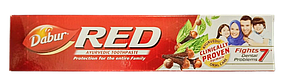 Зубна паста Ред, Red (200 gm) ― лікарські трави і натуральні компоненти для здоров'я зубів і ротової порожнини.