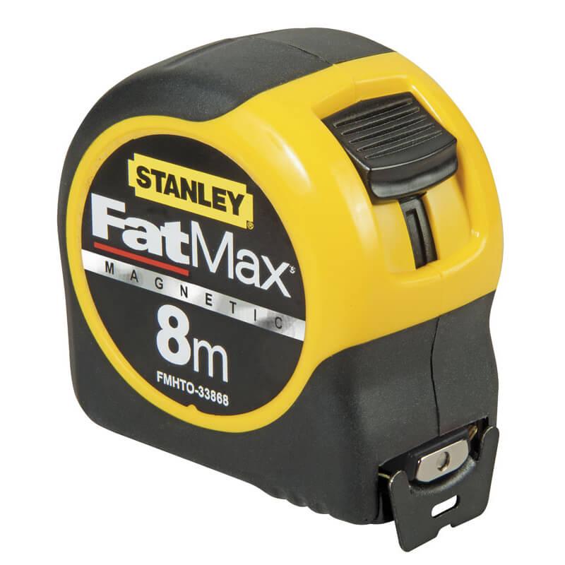 Рулетка STANLEY "Fatmax Blade Armor" магнітна, L=8м, B=32мм.