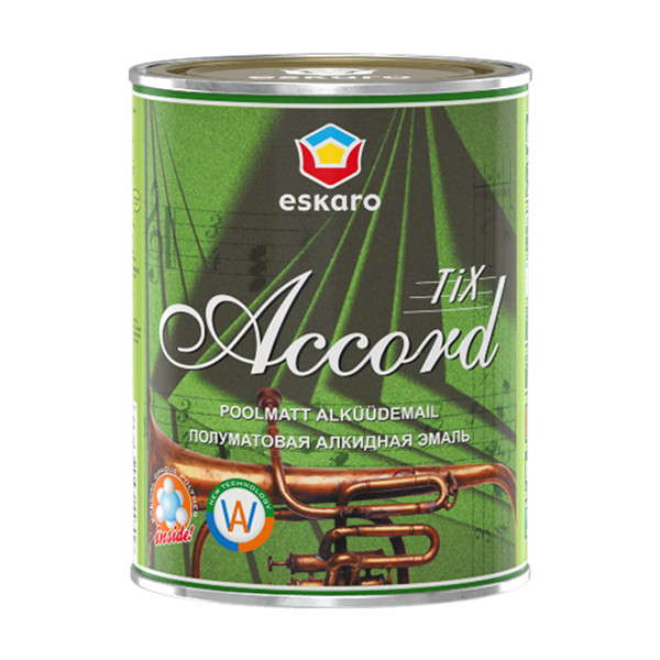 Емаль ESKARO Accord 30 Tix TR алкідна тиксотропна, 0.9 л