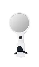 Дзеркало велосипедне універсальне Spelli  SBM-4066 на кермо біле