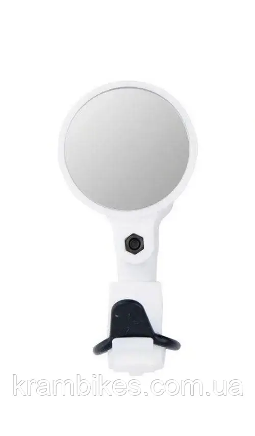 Дзеркало велосипедне універсальне Spelli SBM-4066 на кермо біле