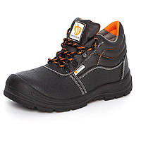 Спецвзуття черевики захисні, взуття ударостійке чоловіче, повсякденне робоче спецування метал носок, польша