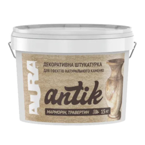Штукатурка AURA Dekor Antik декоративна для ефектів натурального каменю, 15 кг