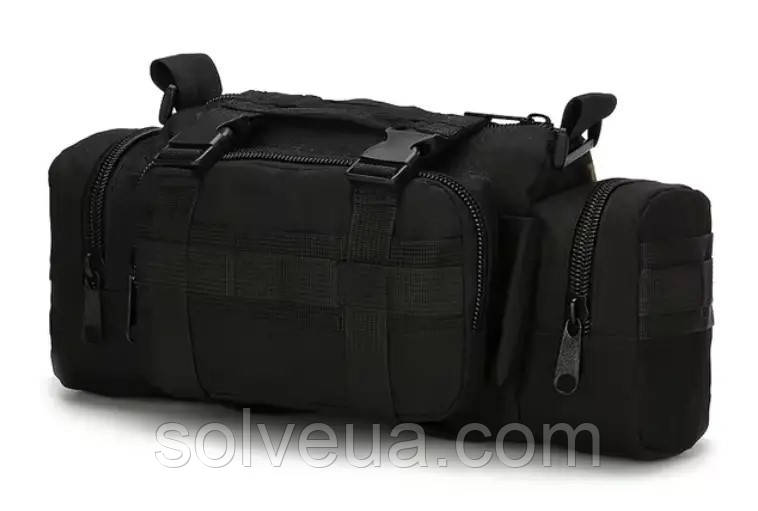 Тактична сумка підсумок Solve 30 x 18 x 9 cm Black M11-D3-02 solve, фото 1