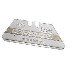 Леза запасні STANLEY "Carbide", трапецевидні із закругленими кутами, 10 штук.