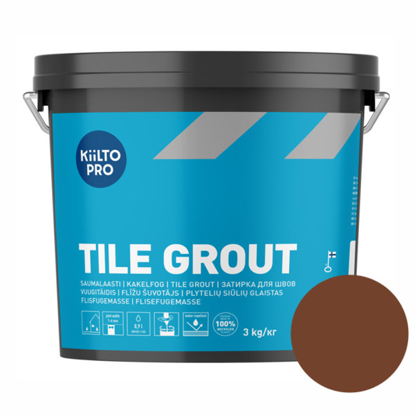 Затирка KIILTO Saumalaasti 85 (темно-теракотова), 3 кг, фото 1
