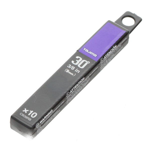 Леза TAJIMA PREMIUM DORA Razar Black Blades, 9 мм, кут нахилу 30° (10 шт)