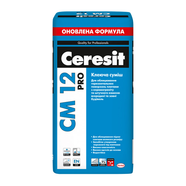 Клей CERESIT CM 12 Pro, 27 кг