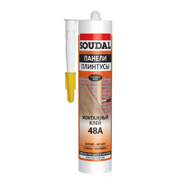 Клей монтажний SOUDAL 48A, 280 мл