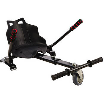 Ховеркарт-сидіння для гіроборда-гіроскутера EL-33 Чорний Сидіння для гіроскутера з колесами 6-10 дюймів