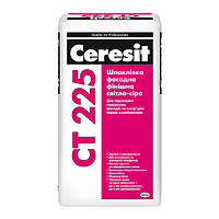 Шпаклівка CERESIT CT 225 фасадна фінішна (світло-сіра), 25 кг