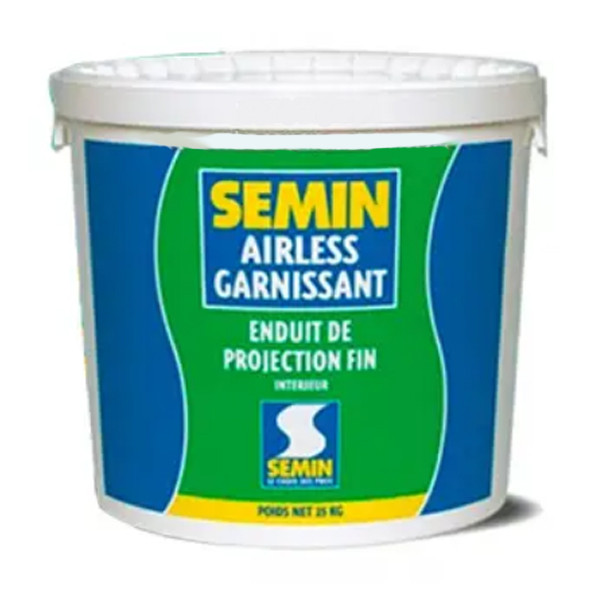 Шпаклівка SEMIN AIRLESS GARNISSANT фінішне безповітряне розпилення, відро 25 кг