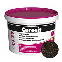Штукатурка CERESIT CT 77 CHILE 6 декоративно-мозаїчна полімерна (зерно 1,4-2,0 мм), 14 кг