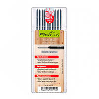 Змінні грифелі PICA Dry, спеціальна твердість H, графіт (10 шт.)