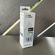 Лампочка свічка 10w Е27 THE LIGHT