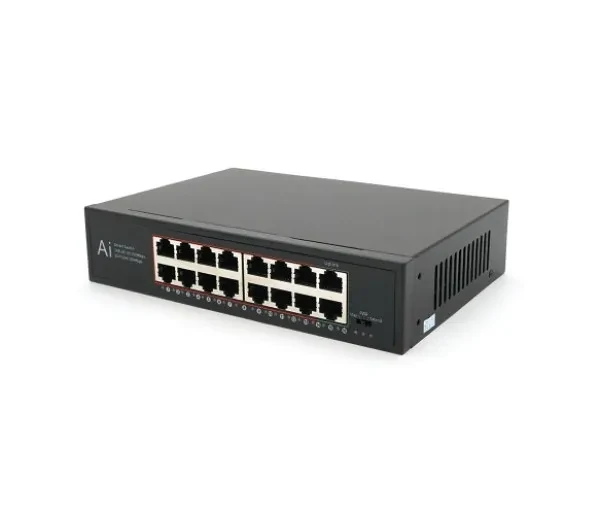 Світч Merlion 14 POE 10/100 + 2 RJ45 10/100/1000 +