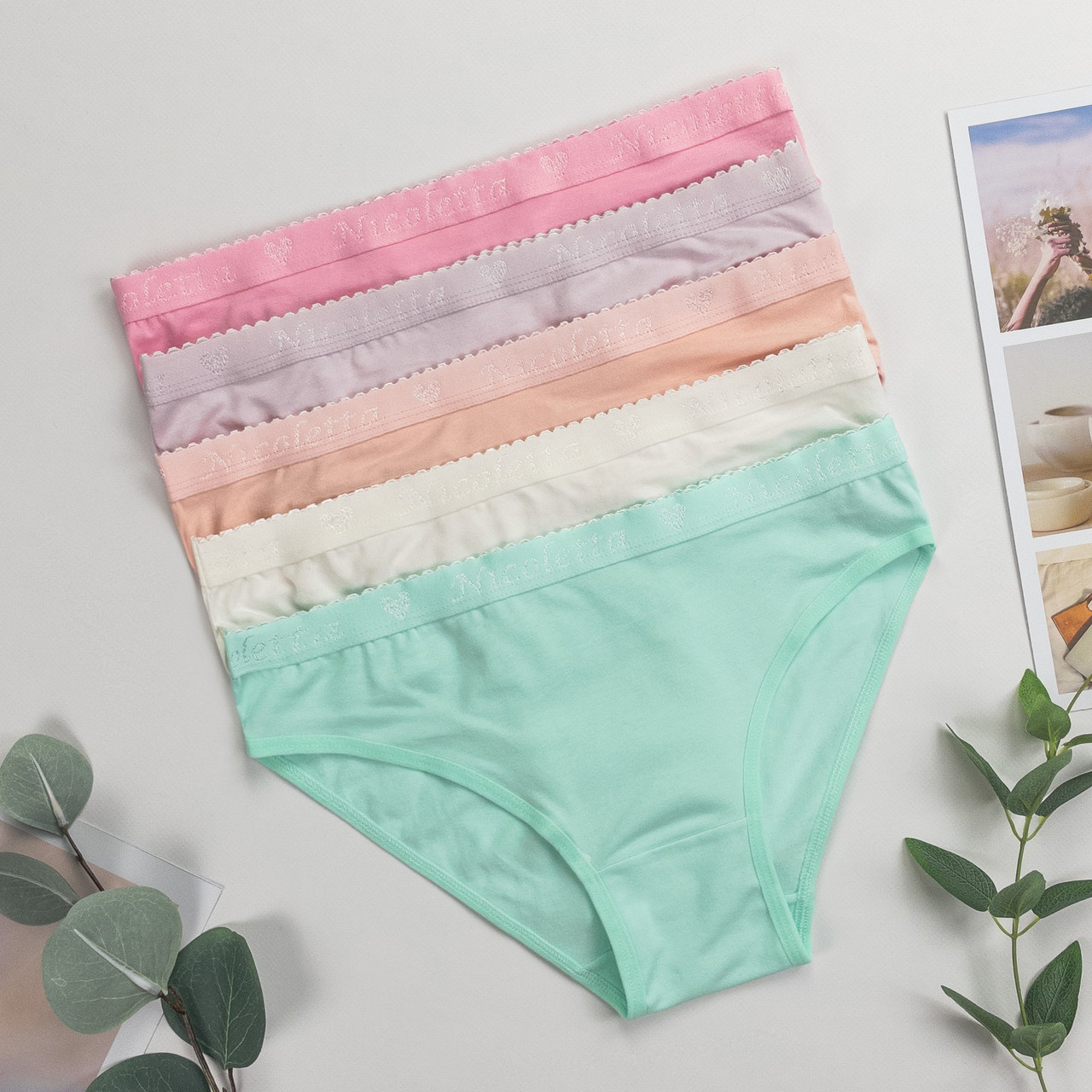 Труси жіночі сліпи Nicoletta Туреччина M, L, XL, 2XL | 5 шт.