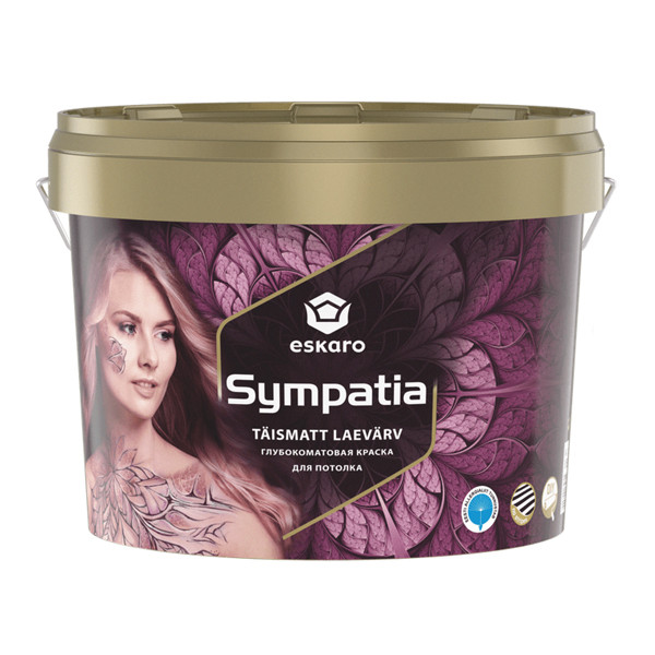 Фарба ESKARO Sympatia для стель, 9,5 л
