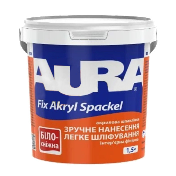 Шпаклівка AURA Fix Akryl Spackel акрилова, 1,5 кг