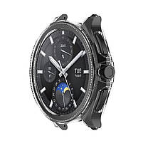 Комплект для годинника Xiaomi Watch 2Pro (бампер прозорий + ремінець Rolex design 22 мм сріблястий), фото 5
