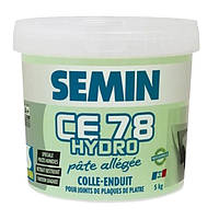 Шпаклівка SEMIN CE 78 HYDRO PATE для вологих приміщеннь, готова (світло-зелена), 5 кг