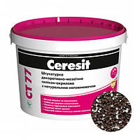 Штукатурка CERESIT CT 77 CHILE 3 декоративно-мозаїчна полімерна (зерно 1,4-2,0 мм), 14 кг