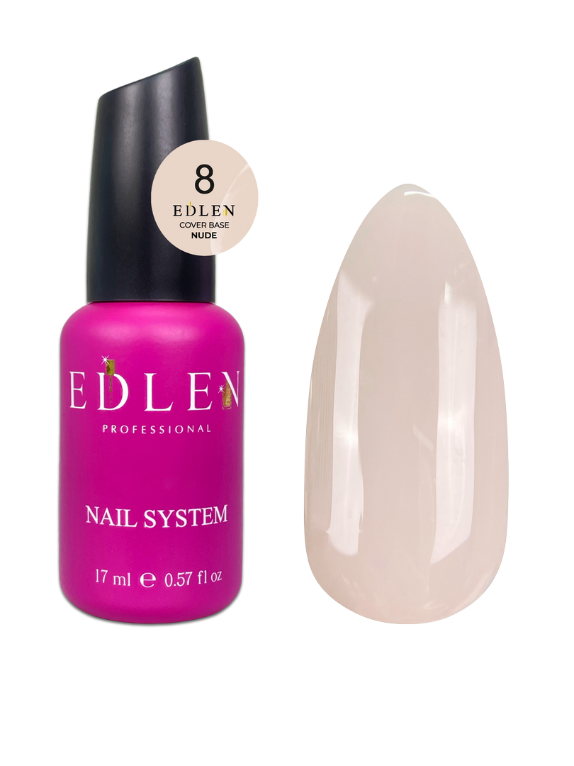 Cover base Nude Edlen 17 ml. №08