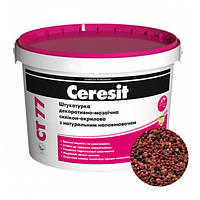 Штукатурка CERESIT CT 77 LAOS 5 декоративно-мозаїчна полімерна (зерно 1,4-2,0 мм), 14 кг