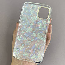 Чохол для Apple iPhone 11 чохол із чорними сердечками на телефон айфон 11 білий w6h, фото 2