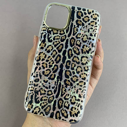 Чехол для Apple iPhone 11 леопардовый чехол на телефон айфон 11 белый w6h, фото 1