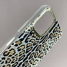 Чехол для Apple iPhone 11 леопардовый чехол на телефон айфон 11 белый w6h, фото 3