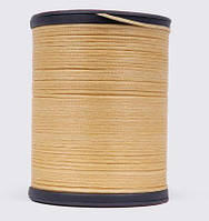 Нитка вощена, т. 0.8 мм кол. бежевий (S005), плоский шнур 110 метрів Galaces