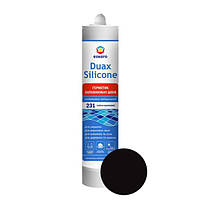 Герметик ESKARO Duax Silicone для швів силіконовий, (No250 чорний), 300 мл