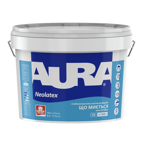 Фарба AURA Neolatex глибокоматова латексна, 10 л