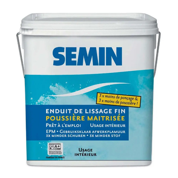 Шпаклівка SEMIN ENDUIT LISSAGE FIN фінішна, 10 кг