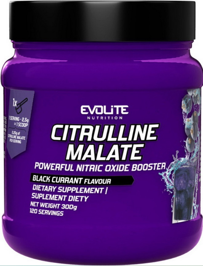 Цитрулін Evolite Nutrition Citrulline Malate 300г чорна смородина