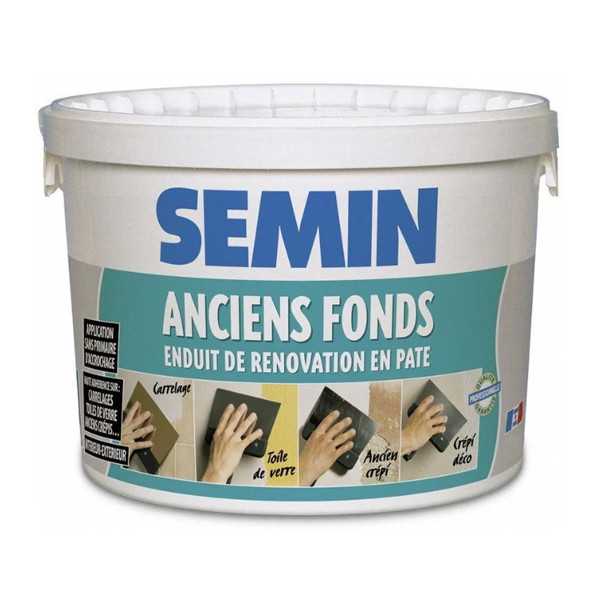 Шпаклівка SEMIN ANCIENS FONDS (HERCULE) вологостійка, 15 кг
