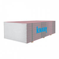 Аркуш гіпсокартонний KNAUF вогнестійкий стіновий 12,5*1200*2500 мм, (52 шт/п)