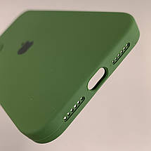 Чохол для Apple iPhone 11 чохол з мікрофіброю захистом камери на телефон айфон 11 темно-зелений s1q, фото 4